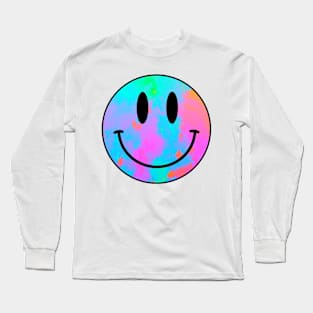 Groovy Smiley Face Long Sleeve T-Shirt